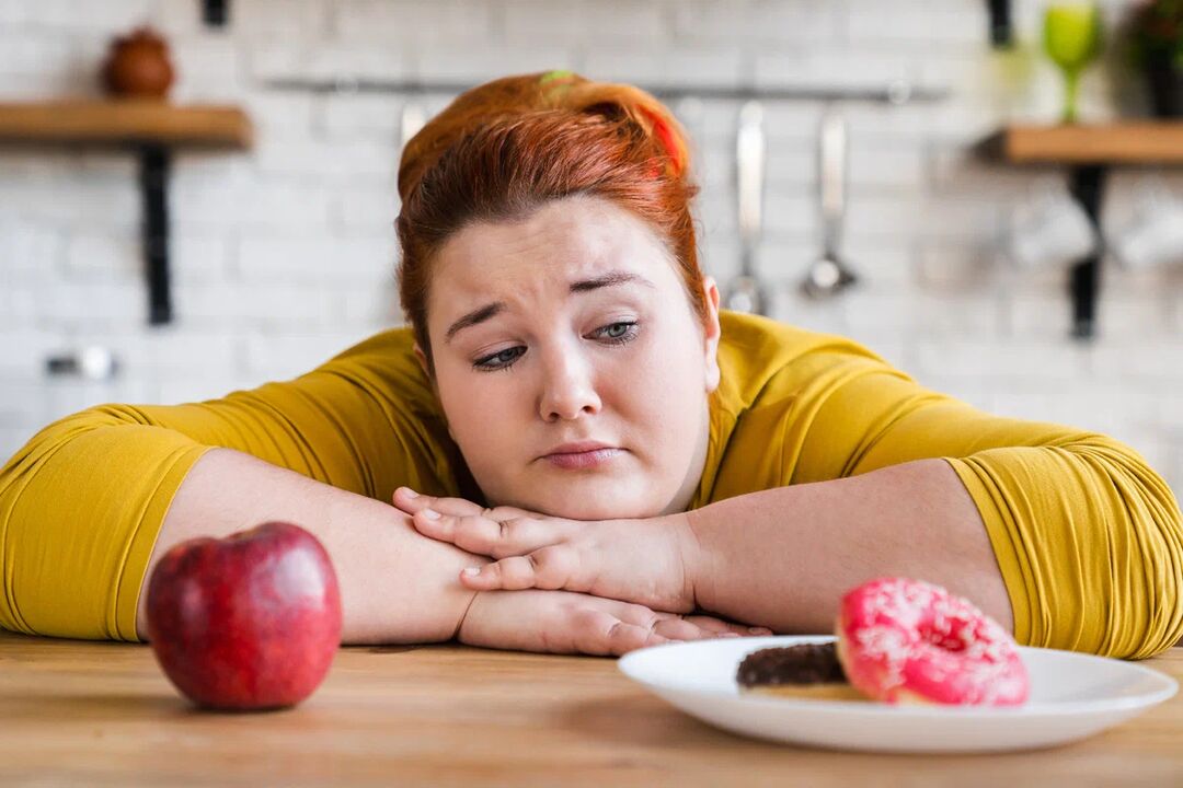 Refusal of confectionery in favor of fruit if you are overweight