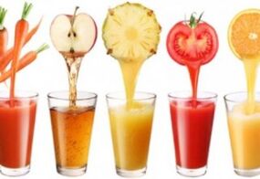 Fruit and vegetable juices for food